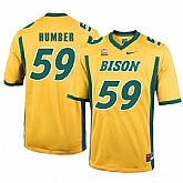 North Dakota State Bison 59 Ramon Humber Gold College Football Jersey Dzhi,baseball caps,new era cap wholesale,wholesale hats